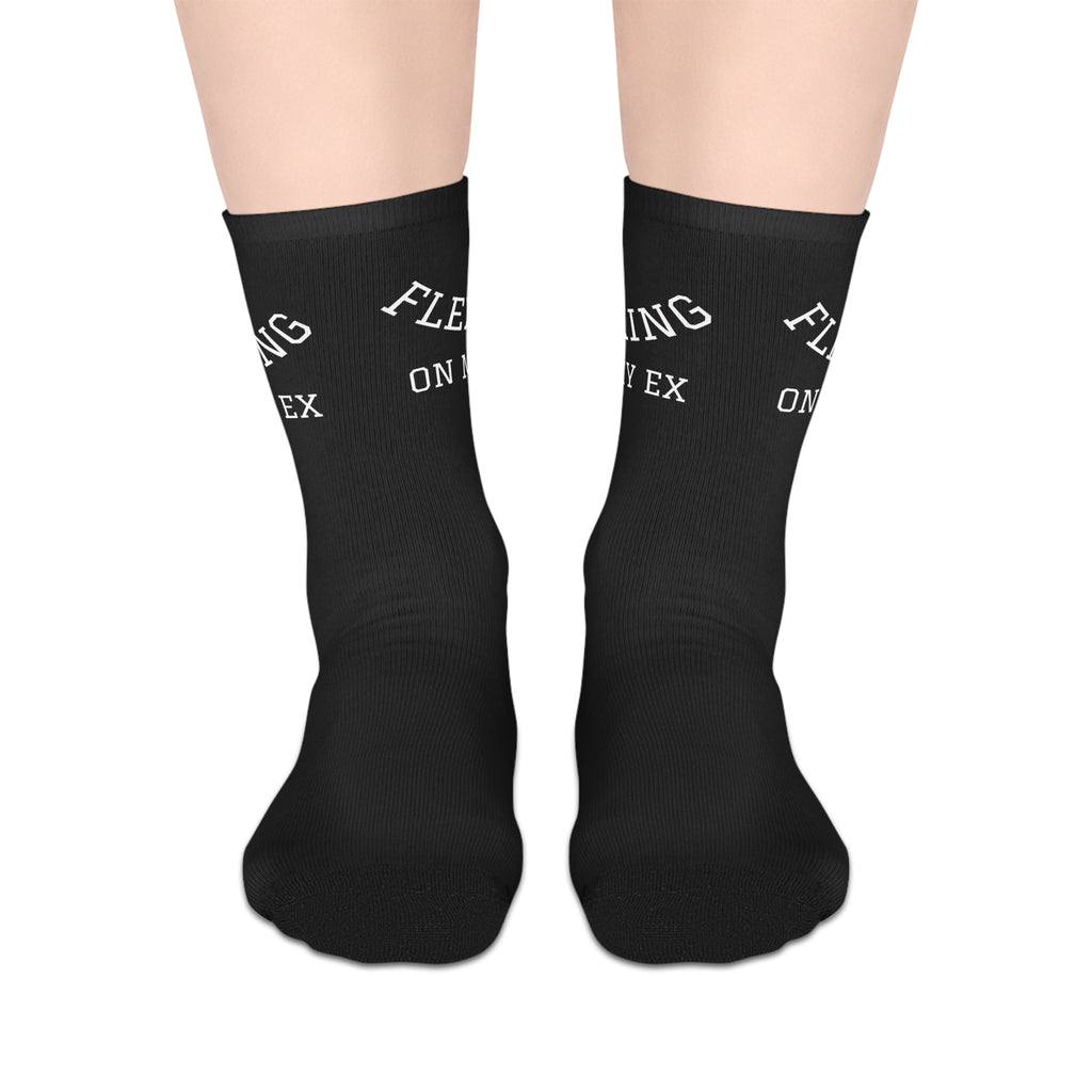 Flexing on my Ex Athletic Socks for Training & Everyday Wear