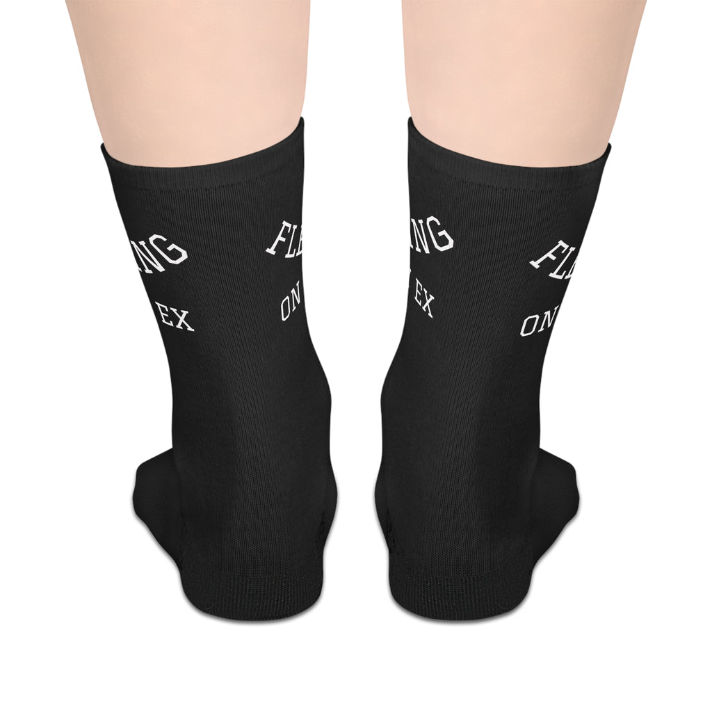 Flexing on my Ex Athletic Socks for Training & Everyday Wear